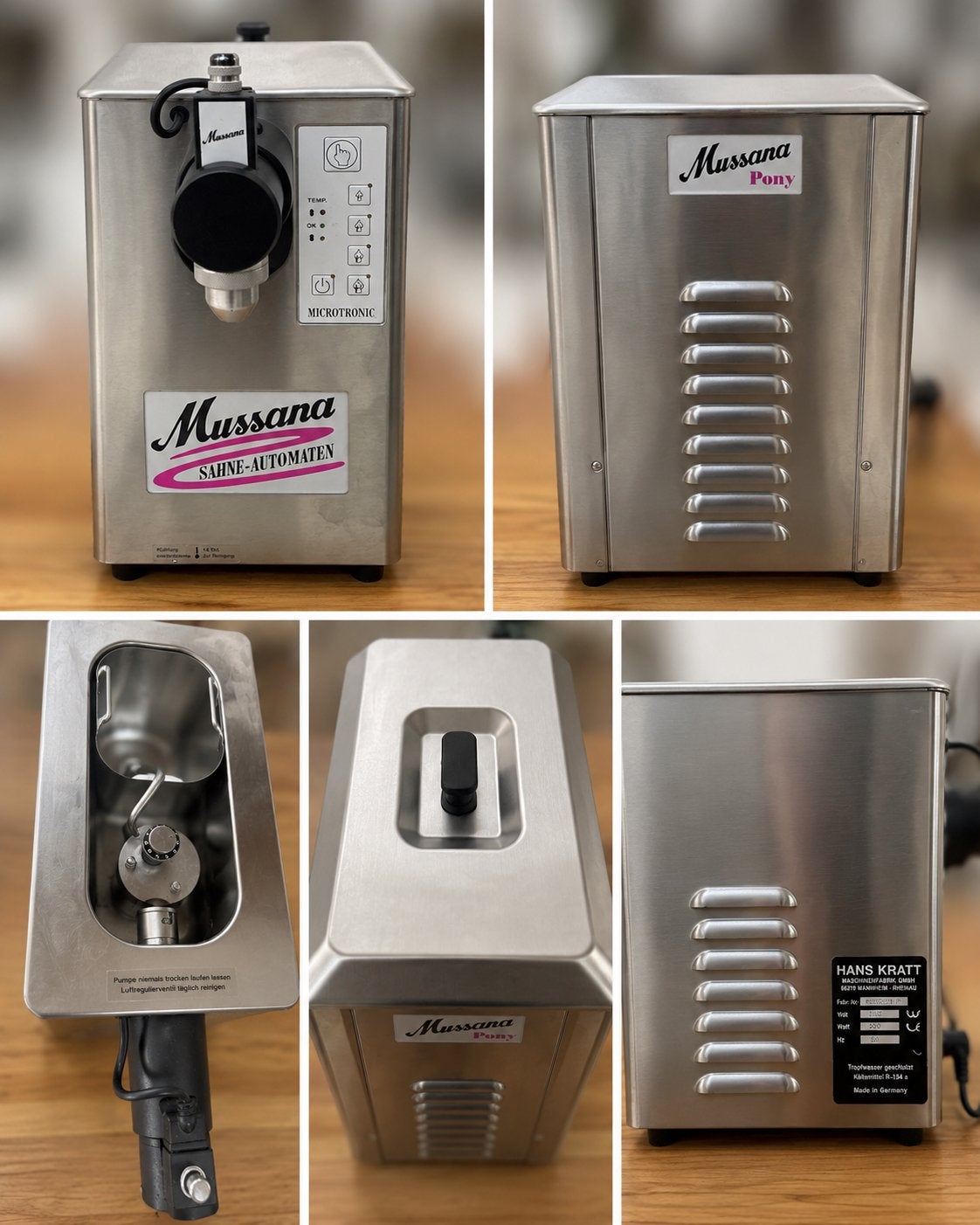 Machine à chantilly Mussana Pony Microtronic 2 L –, Enlèvement, Glace