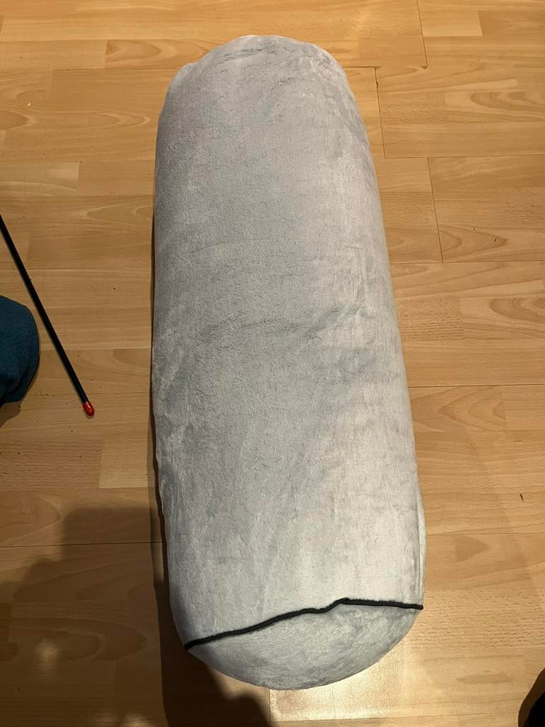 Lang grijs kussen, Maison & Meubles, Accessoires pour la Maison | Coussins, Enlèvement, Comme neuf, Gris