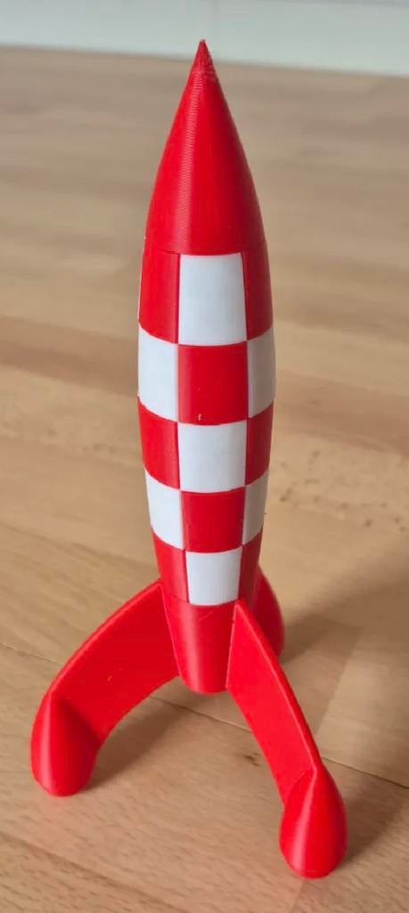 Tintin racket kuifje 20cm, Ophalen of Verzenden