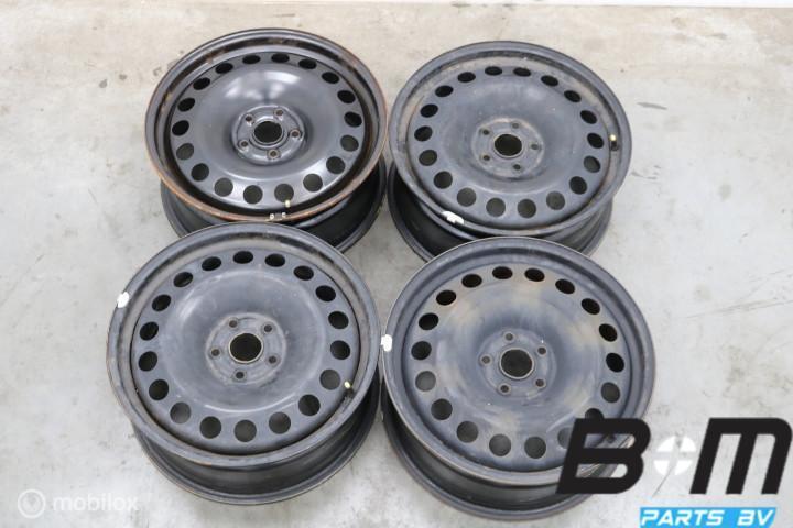 ORIGINEEL! 18 inch stalen velgen Octavia / Audi A3 1EA601027, Auto-onderdelen, 18 inch, Gebruikt, Velg(en), Personenwagen