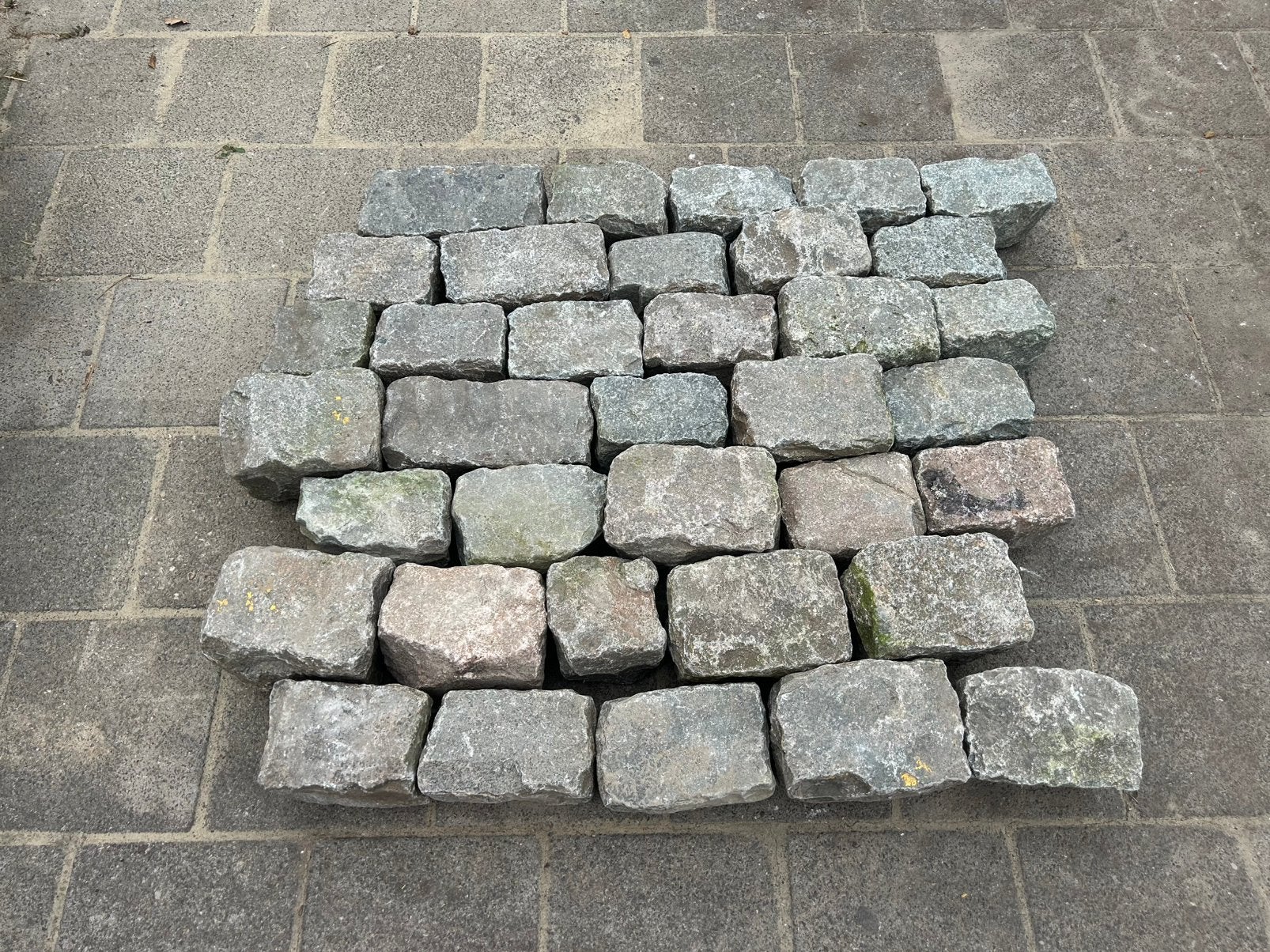 Porfierkasseien 12m2, Tuin en Terras, Ophalen, Gebruikt, Overige typen