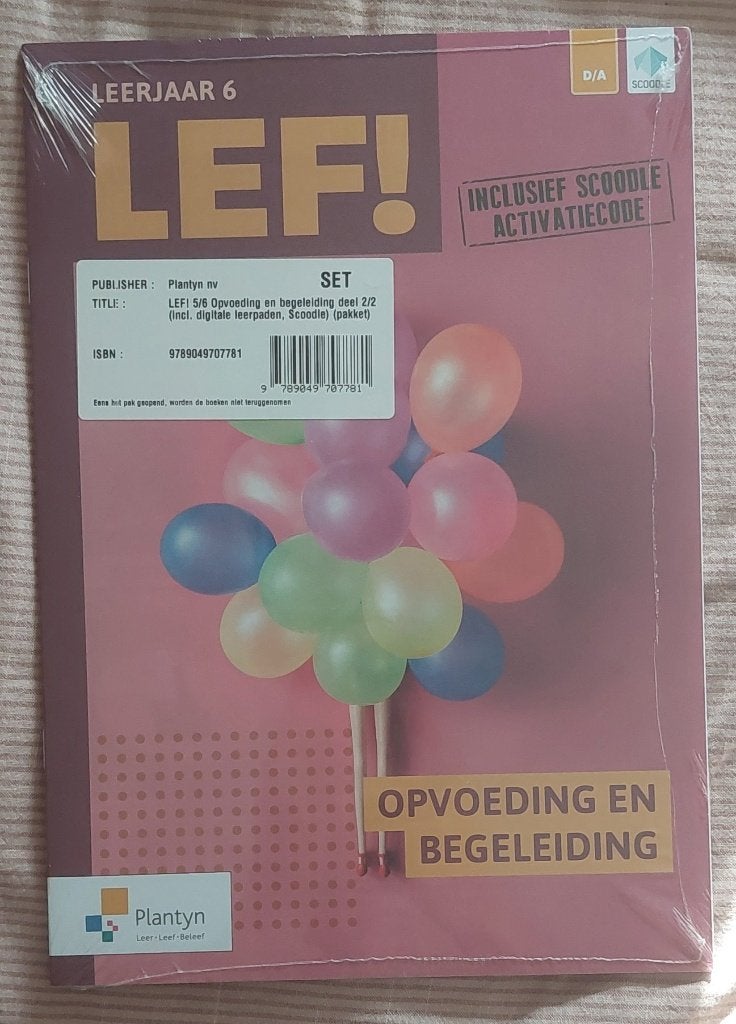 Leerwerkboek Lef 6, Boeken, Schoolboeken, Ophalen, Overige vakken, Plantyn, Nieuw