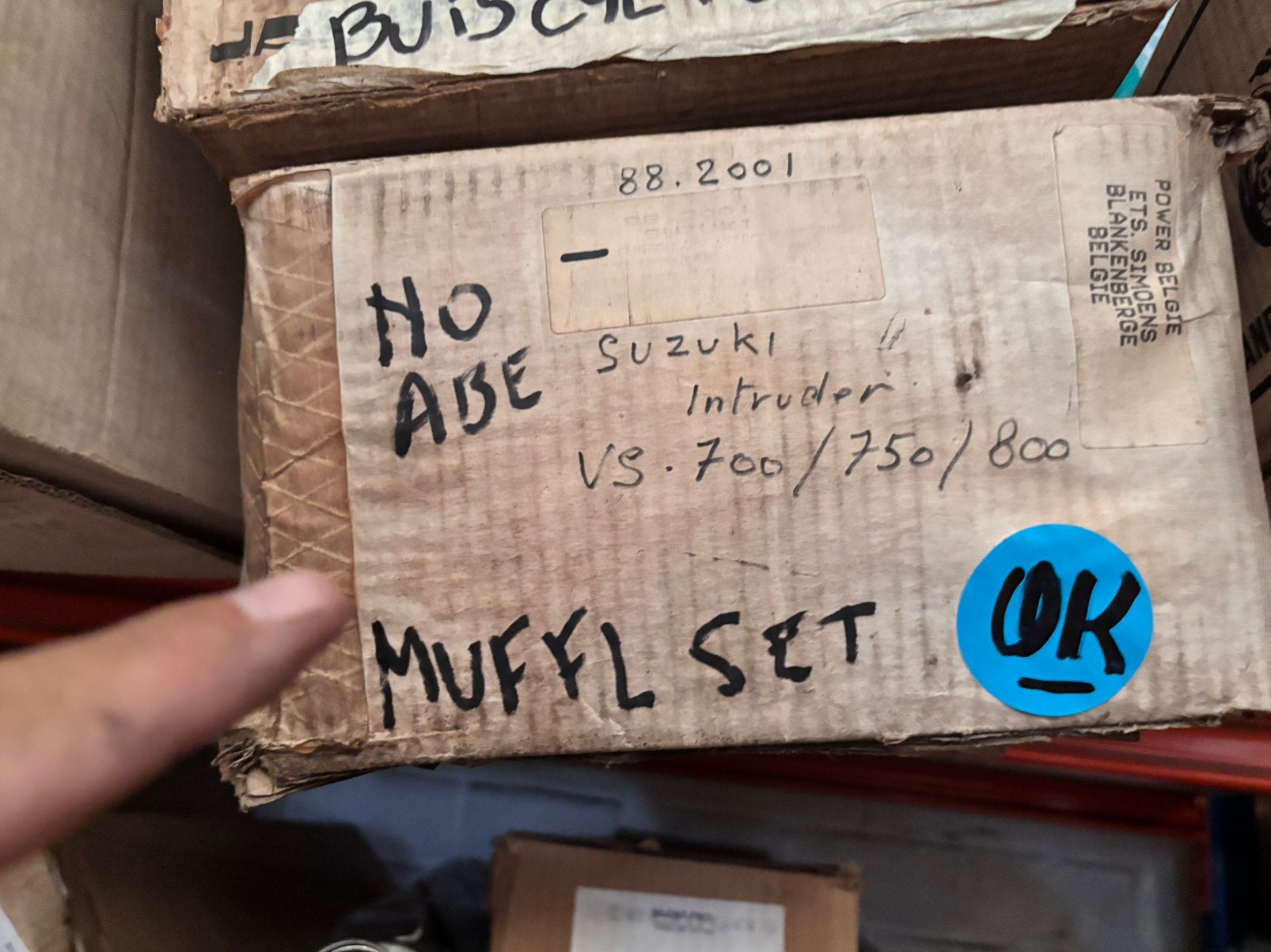 Kit d'échappement Marshall pour Suzuki Intruder VS700, Motos, Enlèvement ou Envoi, Neuf