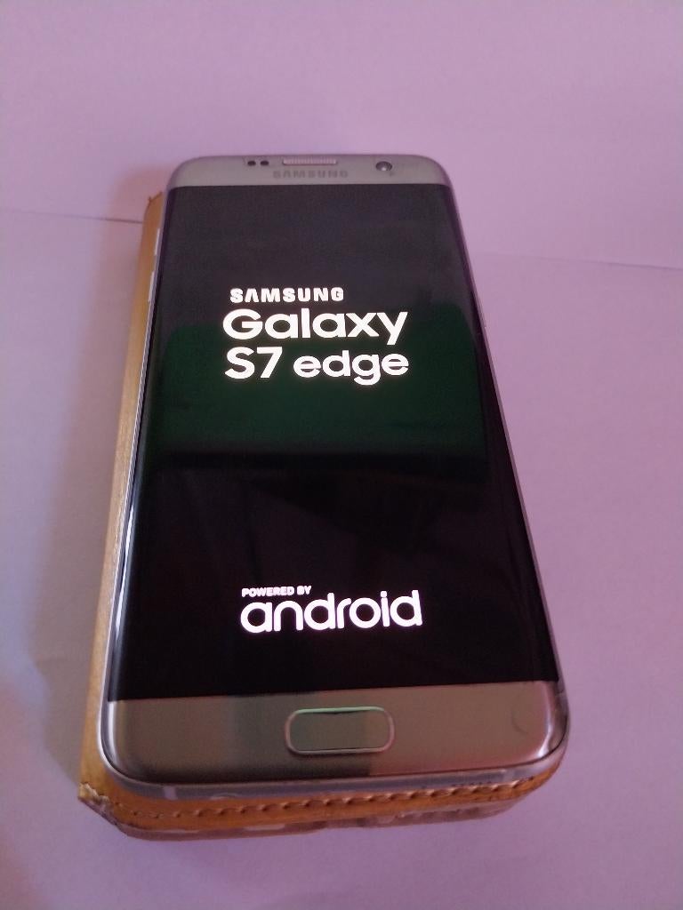 SMARPHONE SAMSUNG GALAXY S7 EDGE  ANDROID, Télécoms, Téléphonie mobile | Housses, Coques & Façades | Samsung, Utilisé, Protecteur d'écran