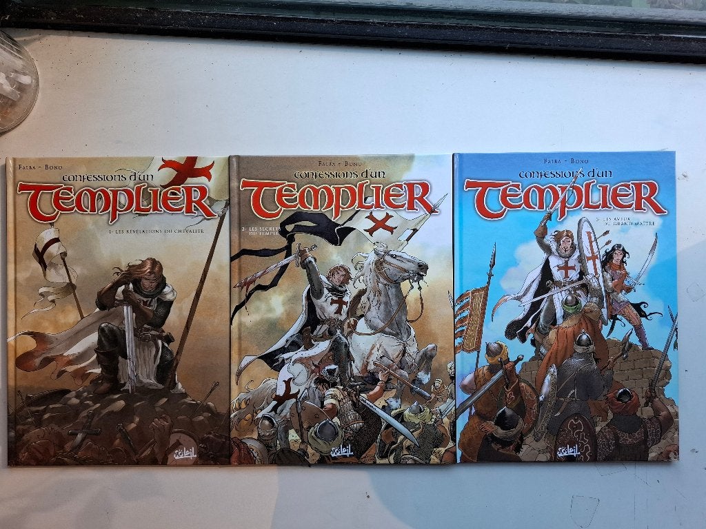 CONFESSIONS D'UN TEMPLIER TOMES 1 à 3 SERIE COMPLETE TOUS EO, Série complète ou Série, Enlèvement ou Envoi, Comme neuf
