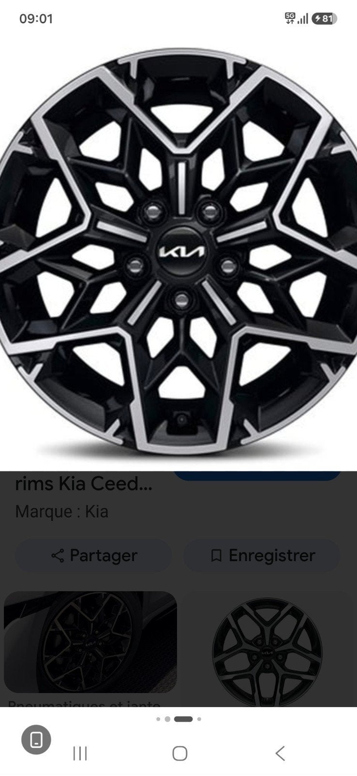RECHERCHE JANTES KIA CEED GT, Autos : Pièces & Accessoires, Pneus & Jantes, Pneus et Jantes