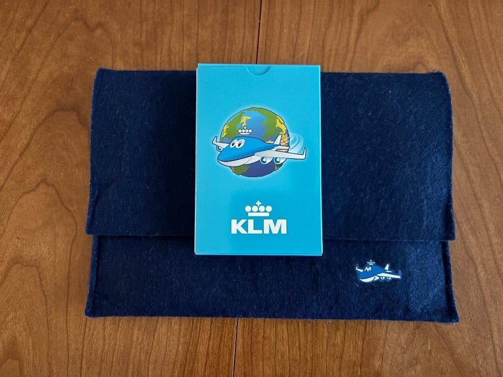 KLM memory game geheugenspel geopend memo etui, Collections, Aviation, Enlèvement ou Envoi, Comme neuf, Autres types