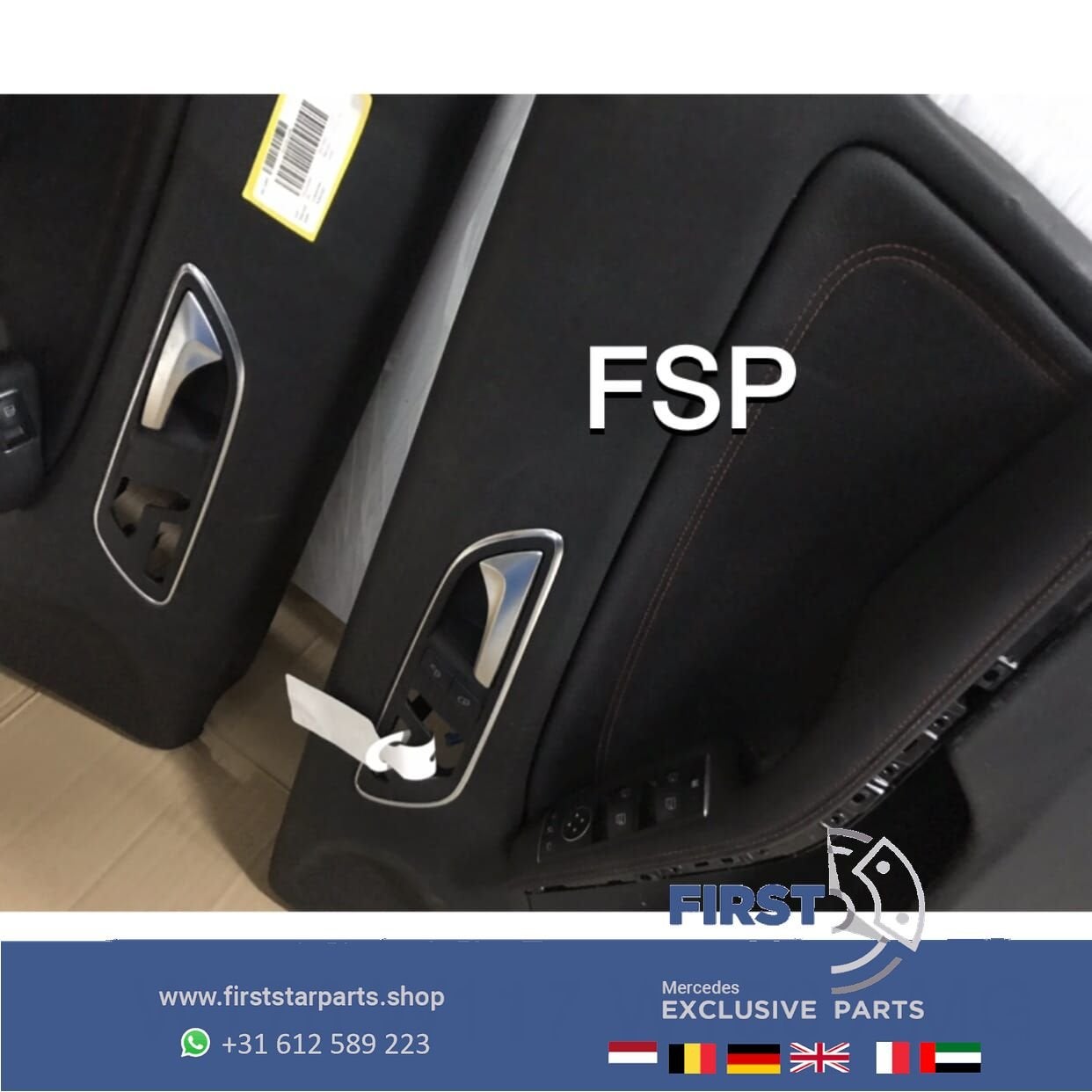 W176 W117 X156 45 AMG DEURPANEEL Mercedes A55 CLA45 GLA45 AM, Auto-onderdelen, Interieur en Bekleding, Gebruikt, -, Ophalen of Verzenden