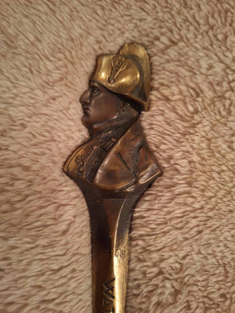 prachtige brievenopener Napoleon Waterloo, Antiek en Kunst, Ophalen, Brons