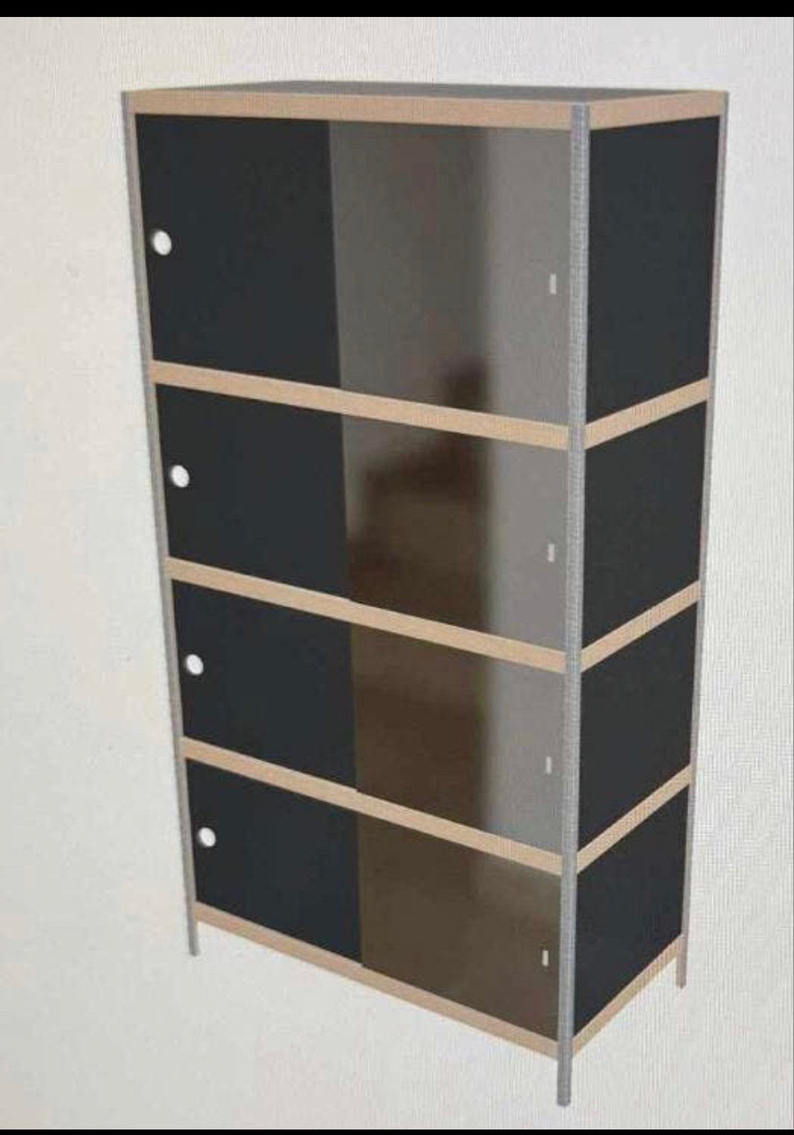 Kewlox armoire, Utilisé, Verre