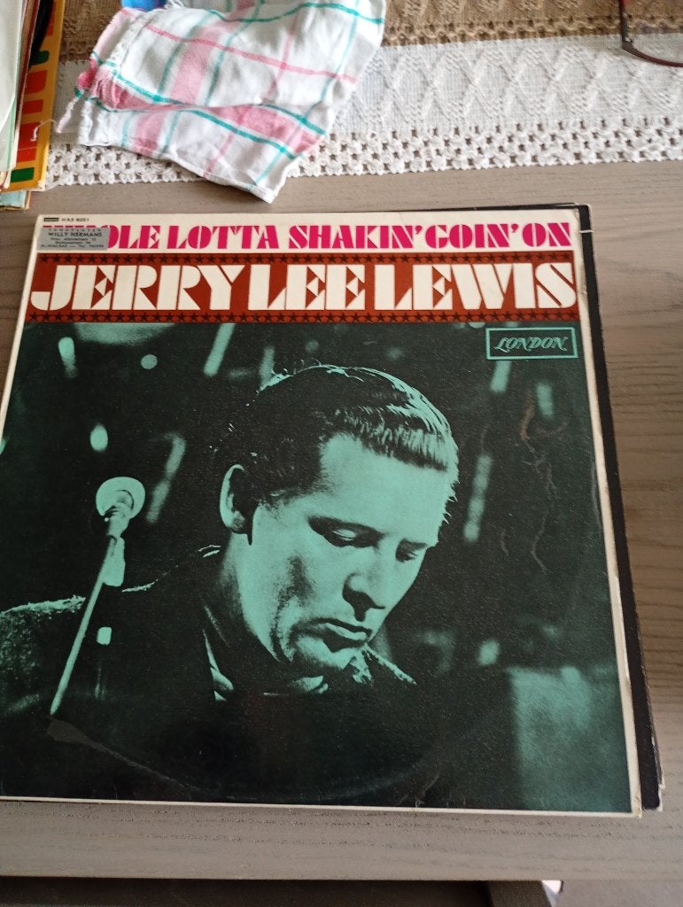Jerry Lee Lewis - Whole lotta shakin' goin' on, Cd's en Dvd's, Vinyl | Rock, LP, Gebruikt, Verzenden, Fotohoes