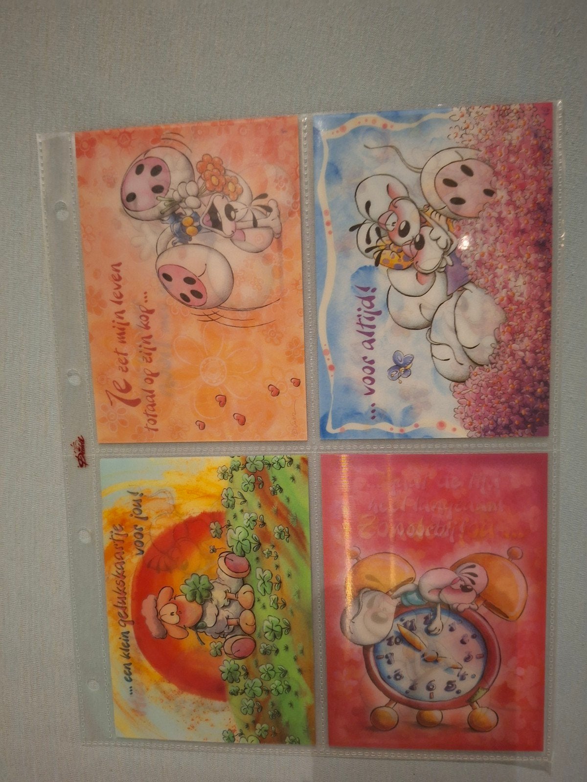 12 Diddl kaarten, Enlèvement, Diddl, Papier, Carte ou Papeterie