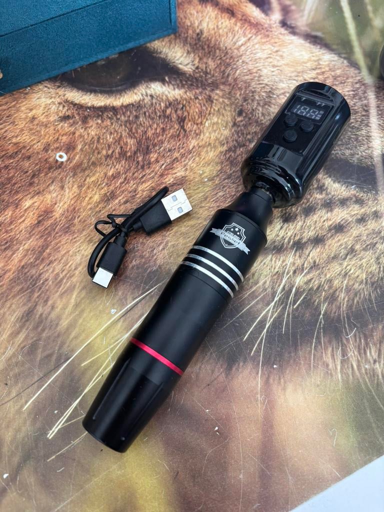 Tattoo gun + toebehoren, Ophalen, Zo goed als nieuw