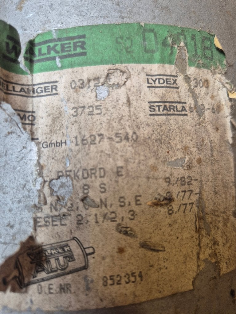 opel rekord e 1.8 2.0 N S E D 2.3 D achterste uitlaat, Ophalen, Opel