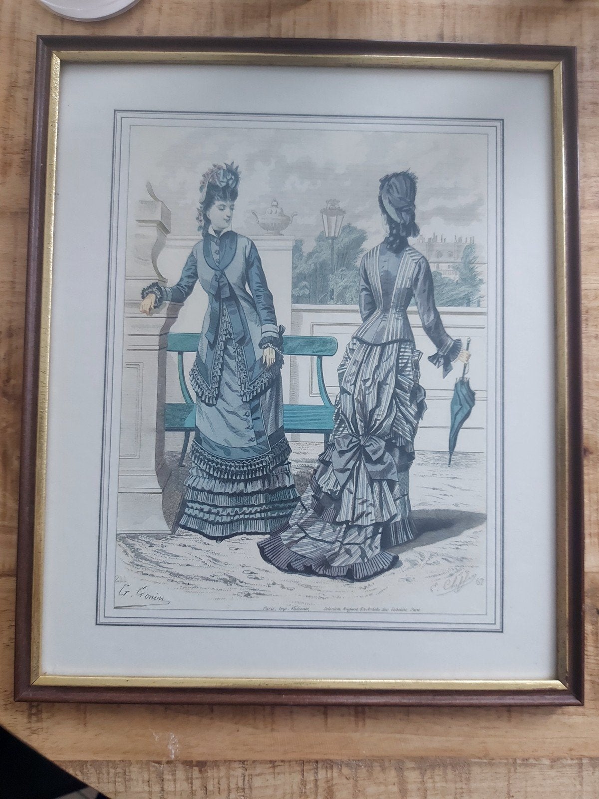 19 eeuwse franse modegravure, Enlèvement