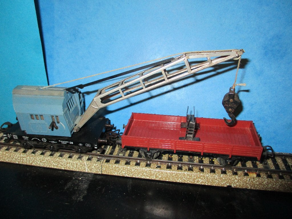 Marklin Grue 4611 + plateau 4503, Hobby & Loisirs créatifs, Enlèvement ou Envoi, Utilisé, Wagon, Märklin