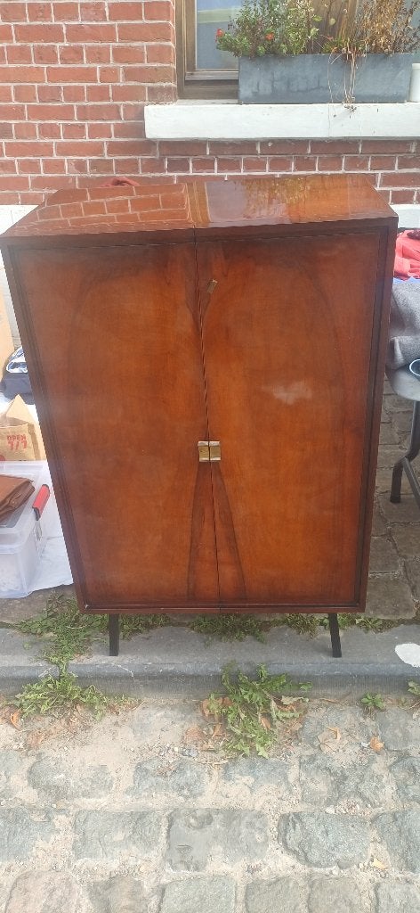 Tv / stereo kast jaren 1950 - 1960, Enlèvement