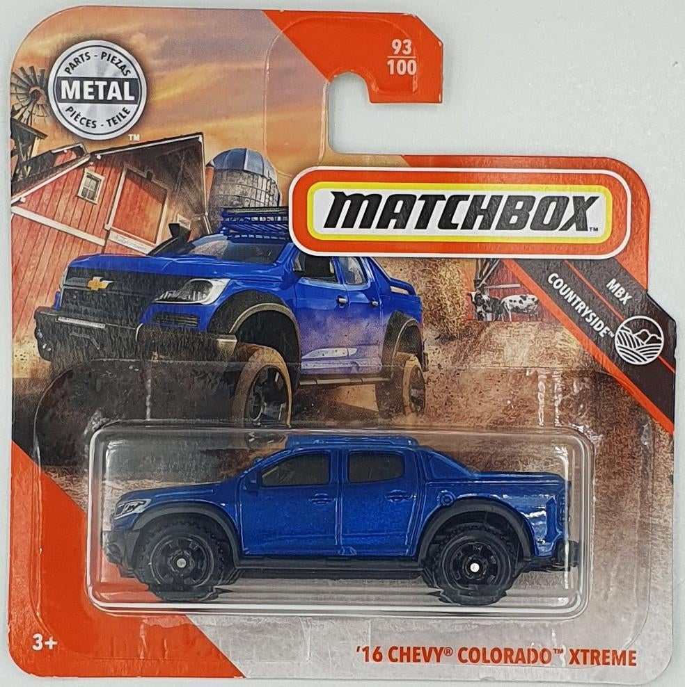 Matchbox - '16 Chevy Colorado Xtreme - GKL82 - 1:64, Neuf, 333 Continental Boulevard, El Segundo, CA 90245, United States, Service.mattel.com