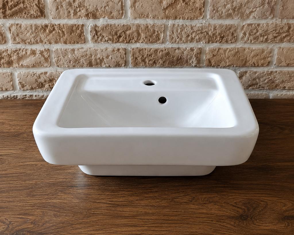Villeroy & Boch Inbouw Wastafel – Nieuwstaat – Keramiek Wit, Enlèvement, Neuf, Lavabo