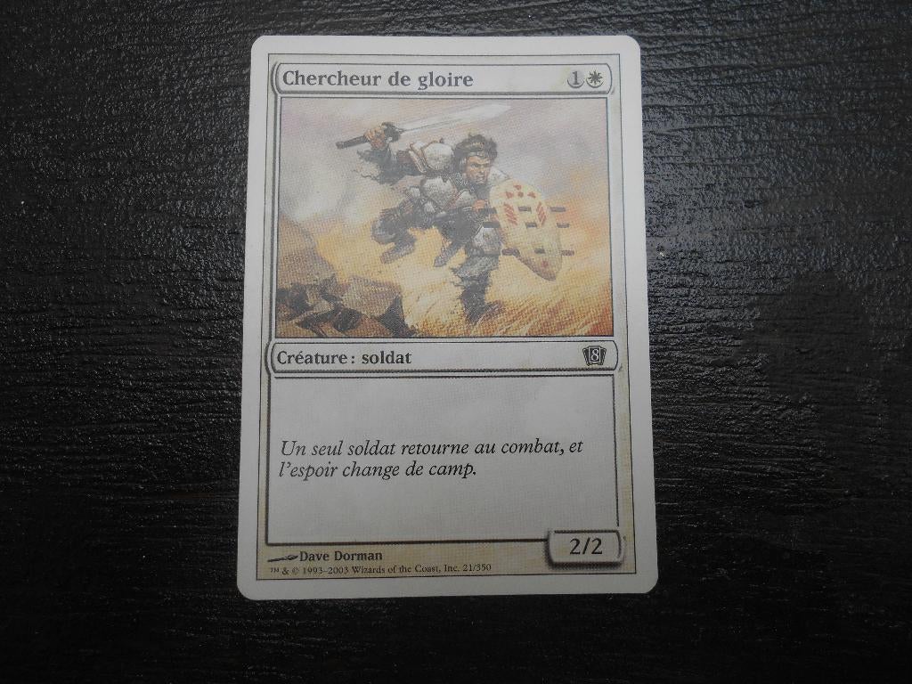 magic card The gathering créature soldat chercheur de gloire, Enlèvement ou Envoi, Neuf