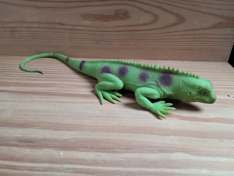 lézard - figurine très flexible, Enlèvement, Utilisé