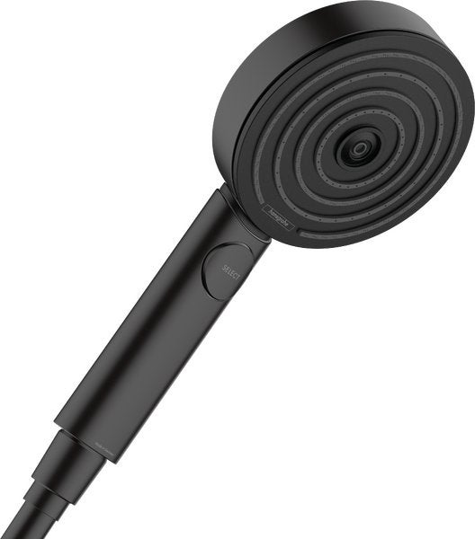 Hansgrohe Pulsify Select S handdouche 105 3jet R, Matt Black, Maison & Meubles, Neuf, Moins de 100 cm, Autres types, Moins de 50 cm