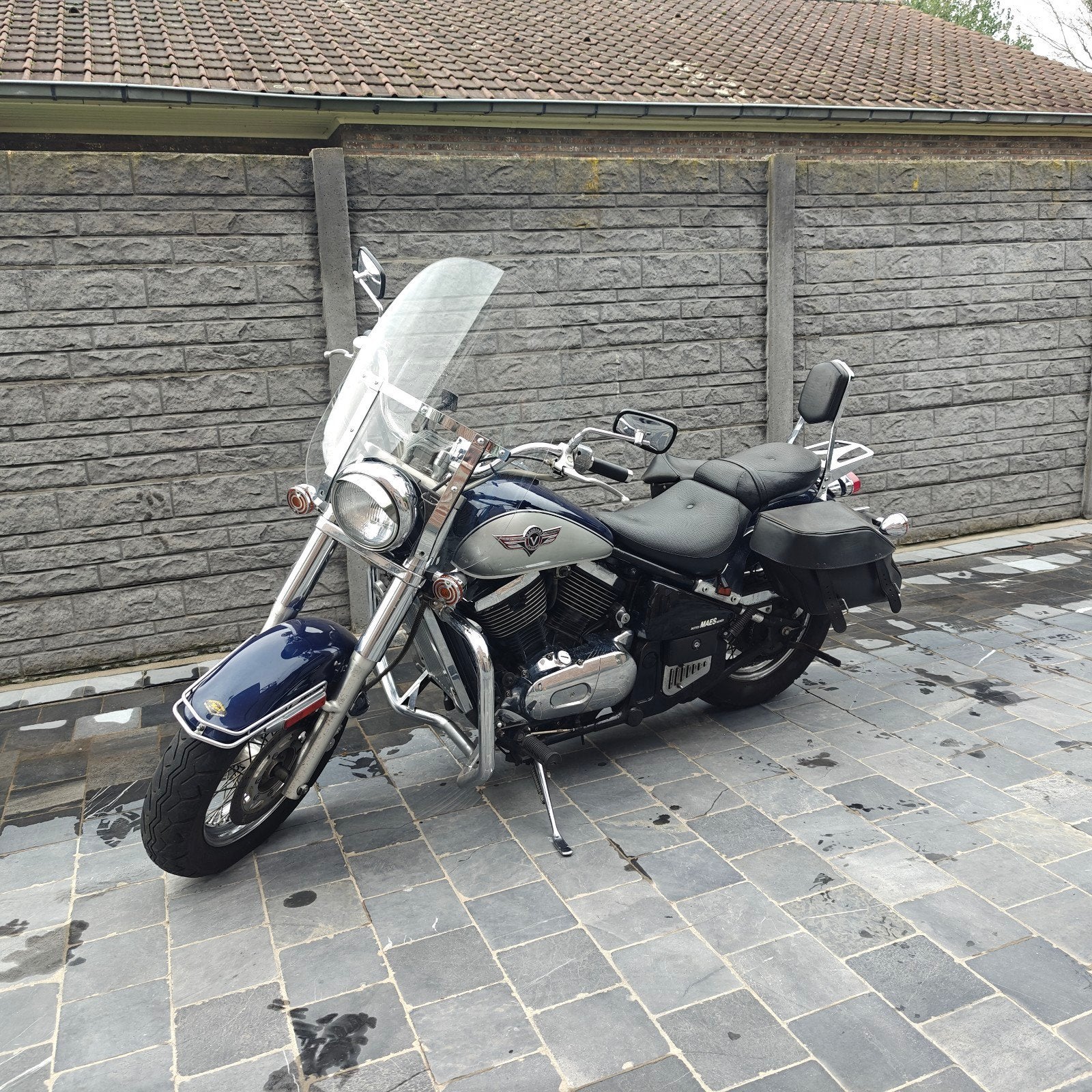 Raam, windscherm, ruit VN800 Kawasaki Vulcan., Motos, Enlèvement, Utilisé