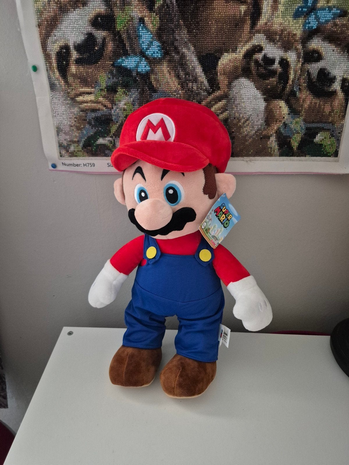 Super Mario knuffel zo goed als nieuw, Kinderen en Baby's, Speelgoed | Knuffels en Pluche, Super Mario, Ophalen of Verzenden