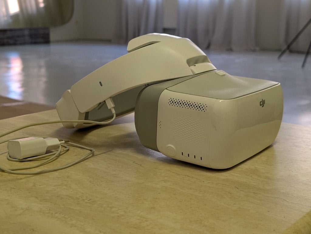 DJI Goggles (eerste editie), Ophalen, Gebruikt, Cameradrone, DJI