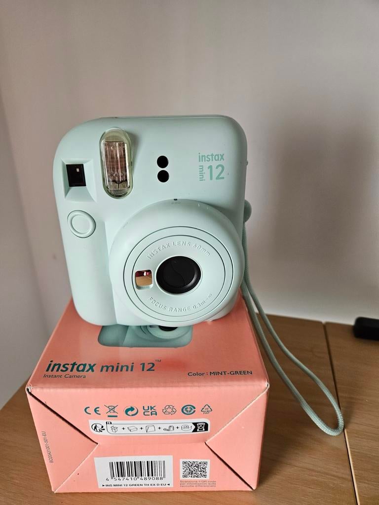 FUJIFILM Instax Mini 12 mintgroen, Audio, Tv en Foto, Ophalen, Fuji