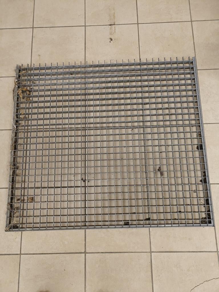 Gegalvaniseerd rooster 100x90x2 cm, Doe-het-zelf en Bouw, Metalen, Ophalen