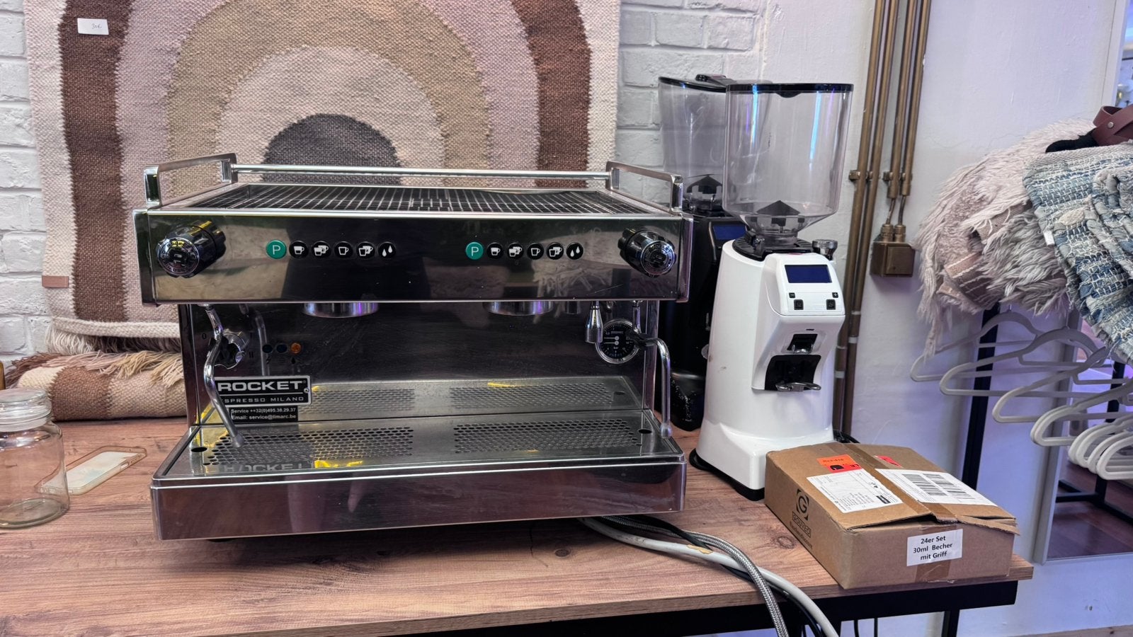 Espressomachine en toebehoren, Ophalen, Gebruikt, Koffiemolen