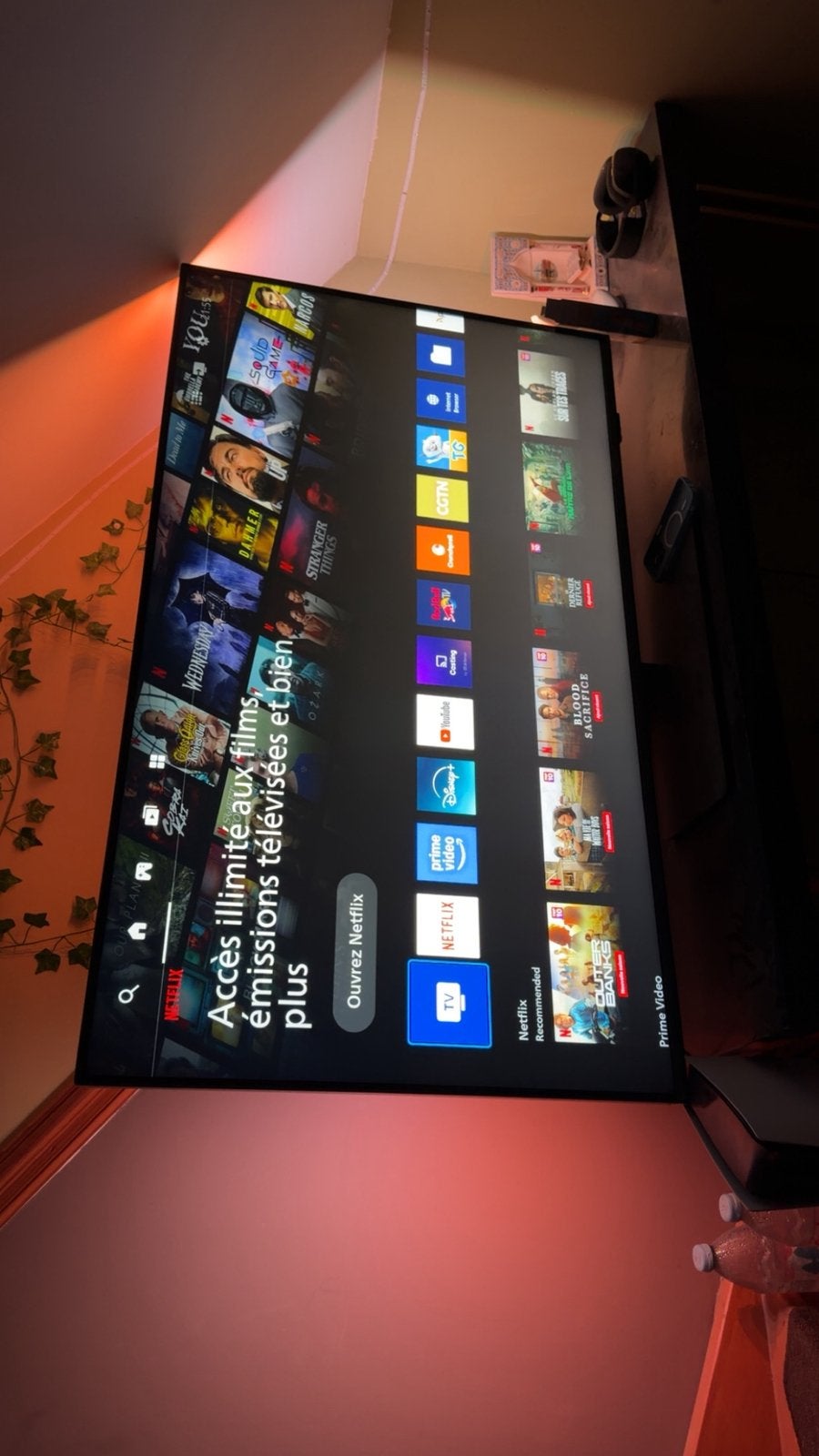 TV Philips The One 55’ (Ambilight 4K144hz), TV, Hi-fi & Vidéo, Télévisions, Philips, LED, Enlèvement ou Envoi, Comme neuf