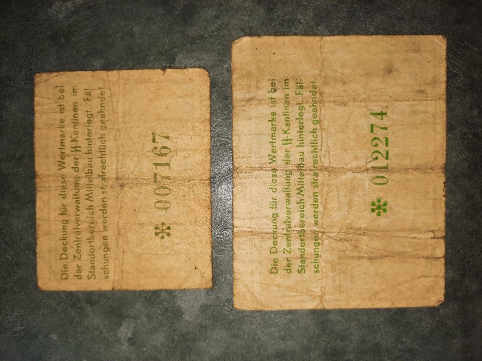 te koop gezocht kamp biljetten ww2, Ophalen