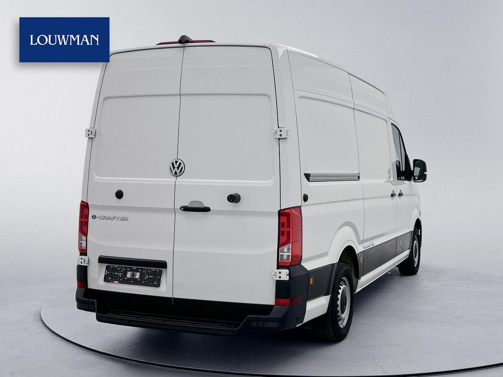 Volkswagen e-Crafter L3H3 36 kWh Led Camera Stoelverwarming, Auto's, Bestelwagens en Lichte vracht, Automaat, Wit, Parkeersensor