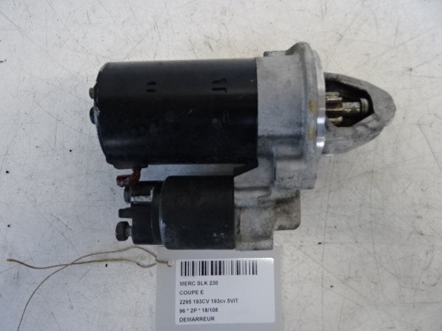 DÉMARREUR Mercedes-Benz SLK (R170) (01-1996/04-2004), Mercedes-Benz, Mevr. I. Hauben, Utilisé, Rue de l'Espoir 34 34
4030  GRIVEGNÉE, BE