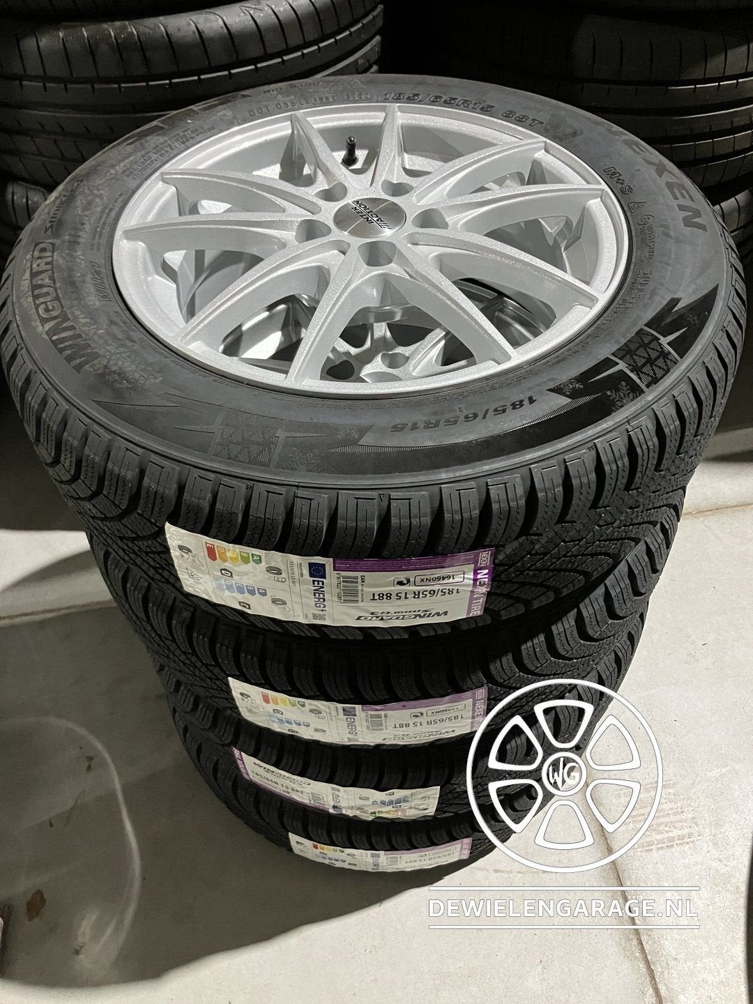 VW Polo / Seat Ibiza Velgen + Winterbanden NIEUW 5x100 Winte, Neuf, 15 pouces, Pneus et Jantes, Pneus hiver