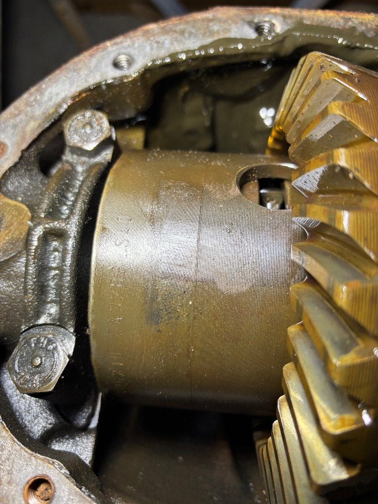 Achteras opel kadett GTE met sper, Ophalen, Gebruikt, Opel