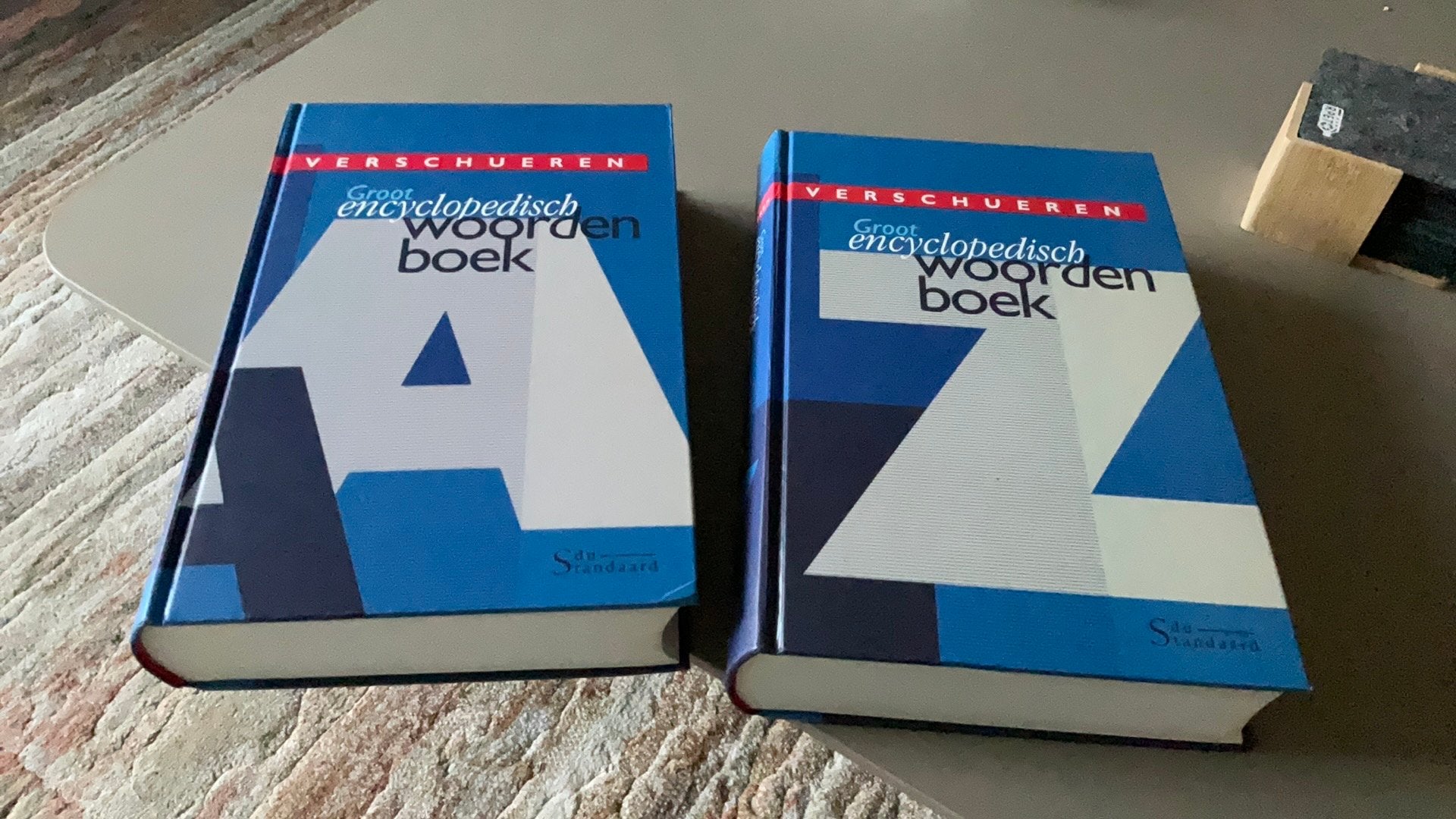 2 delen verschueren groot encyclopdisch woordenboeken, Boeken, Ophalen of Verzenden, Zo goed als nieuw