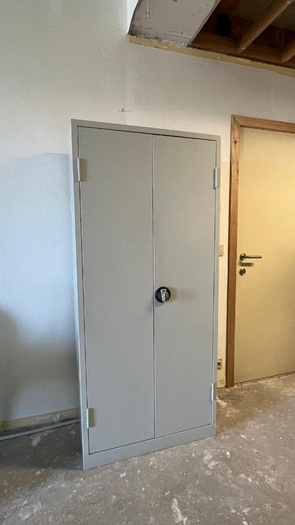 Metalen archiefkast/opbergkast, Ophalen, Gebruikt, 50 tot 100 cm, Metaal