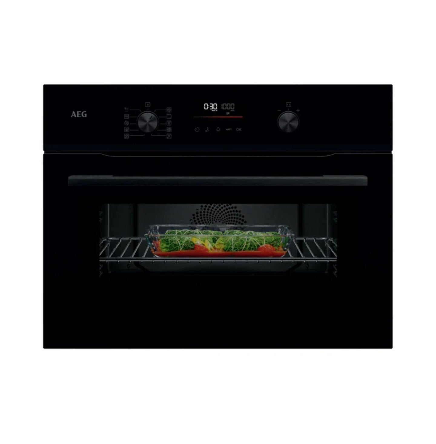 Aangesloten oven- en magnetroncombinatie van AEG 45CM 6000-s, Ophalen, 45 tot 50 cm, Oven, AEG