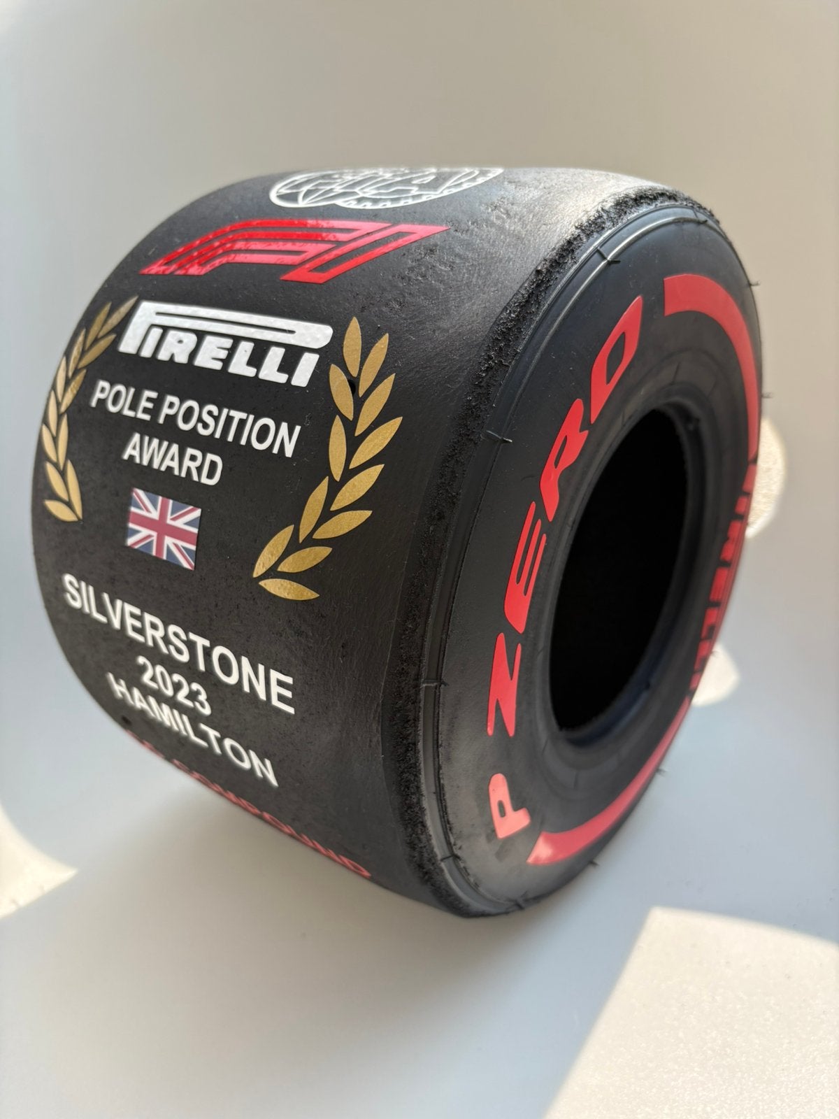 Pole postiom award Silverstone 2023 Hamilton replica, Ophalen of Verzenden, Nieuw, Formule 1