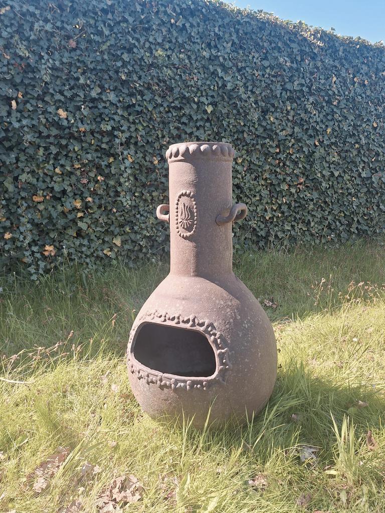 Gietijzeren vuurkachel, Tuin en Terras, Ophalen, Gebruikt