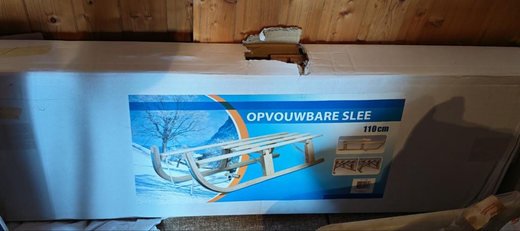 Opvouwbare slee, Kinderen en Baby's, Speelgoed | Buiten | Sleeën, Ophalen