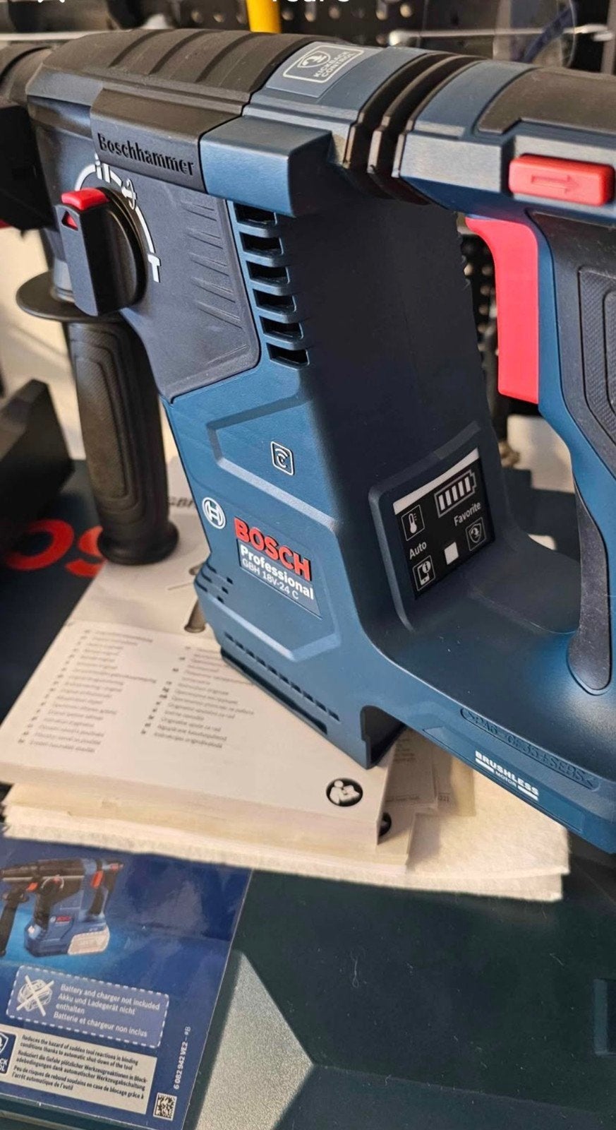 Foreuse - Perforateur Bosch GBH 18V 24, Neuf, 400 à 600 watts, Enlèvement ou Envoi, Marteau perforateur et/ou Marteau piqueur