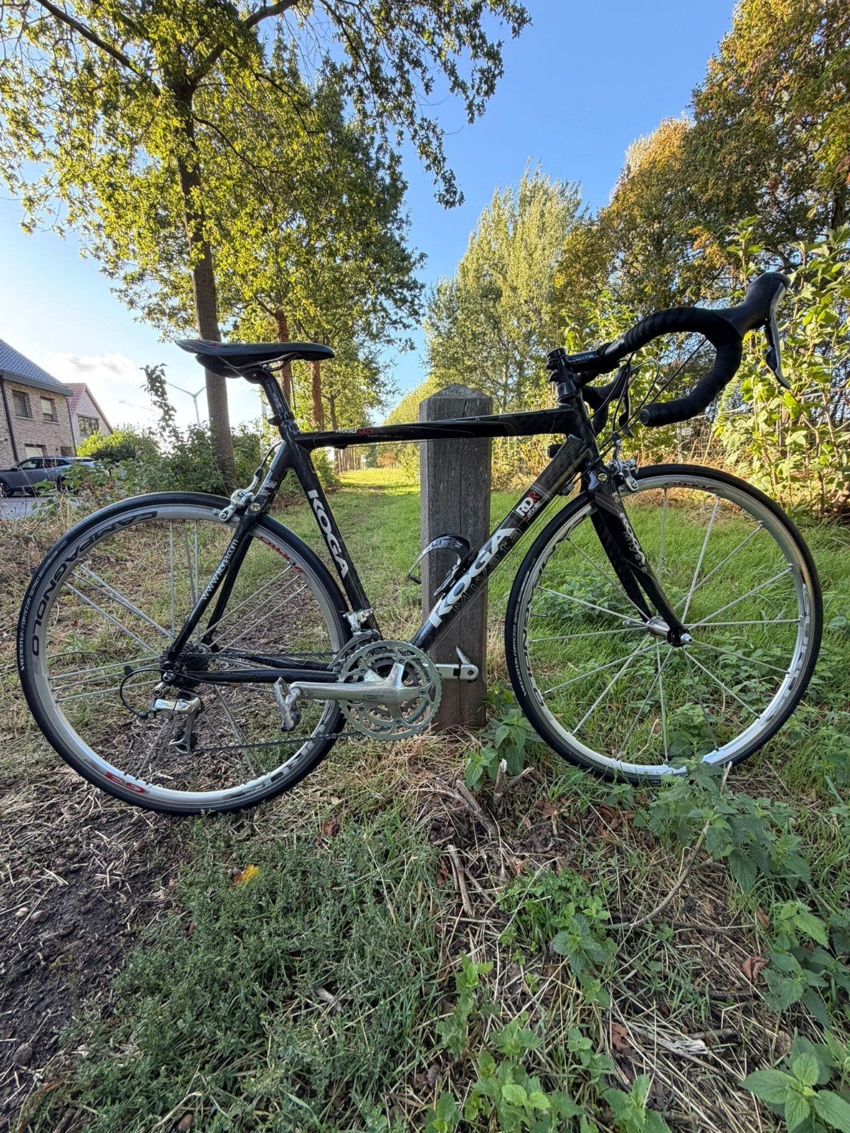 Koga Miyata racefiets Carbon, Fietsen en Brommers, Ophalen, Carbon, Velgrem, Zo goed als nieuw