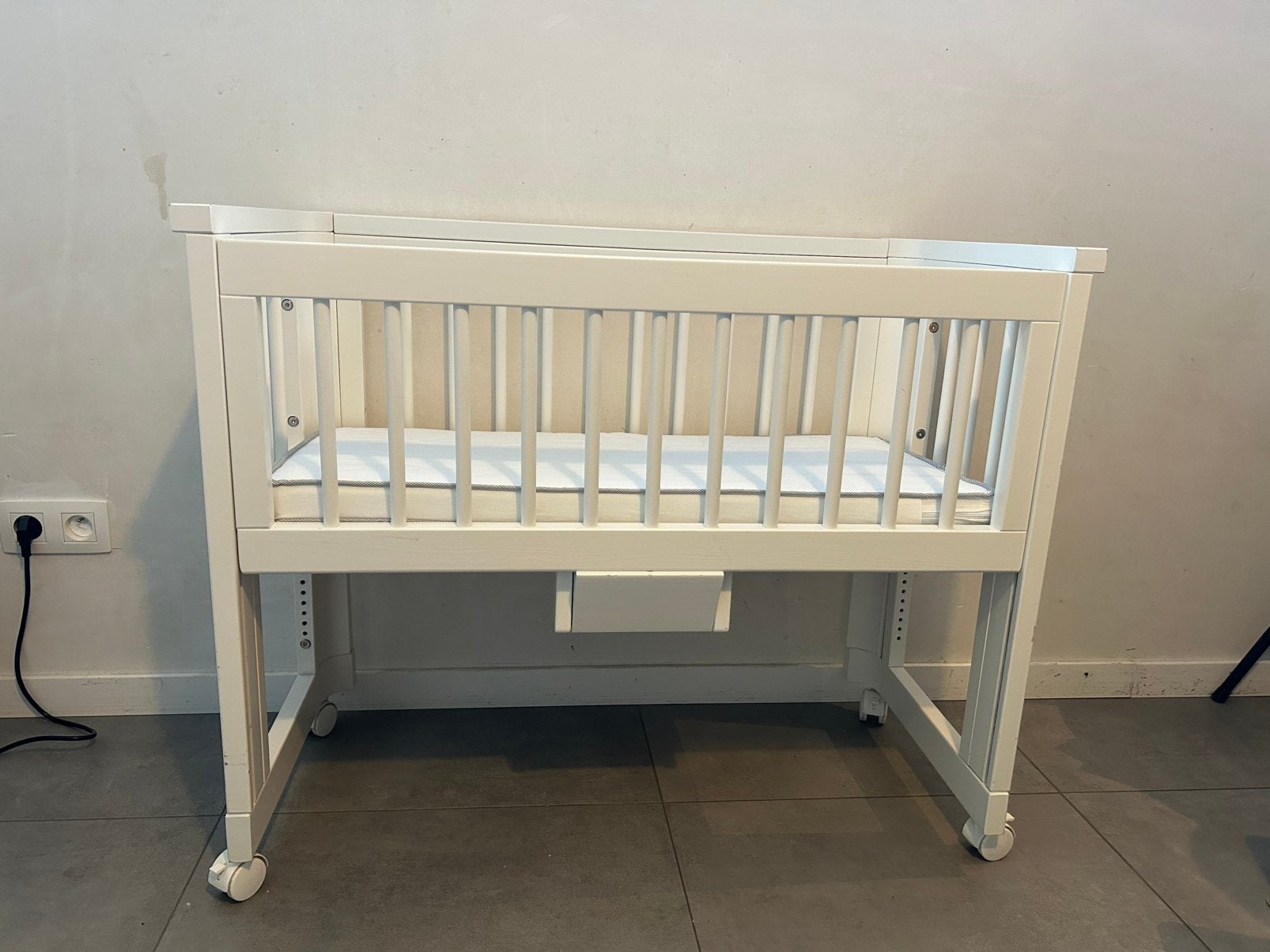 Houten cosleeper Troll met matras, Kinderen en Baby's, Babywiegjes en Ledikanten, Ophalen, Gebruikt