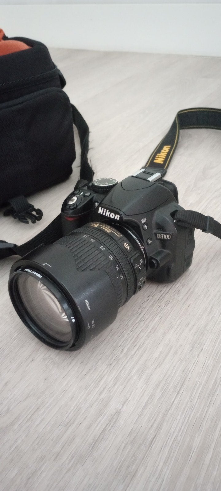 Nikon D3100 camera, Audio, Tv en Foto, 14 megapixels, Handleiding, Spiegelreflex, Zo goed als nieuw