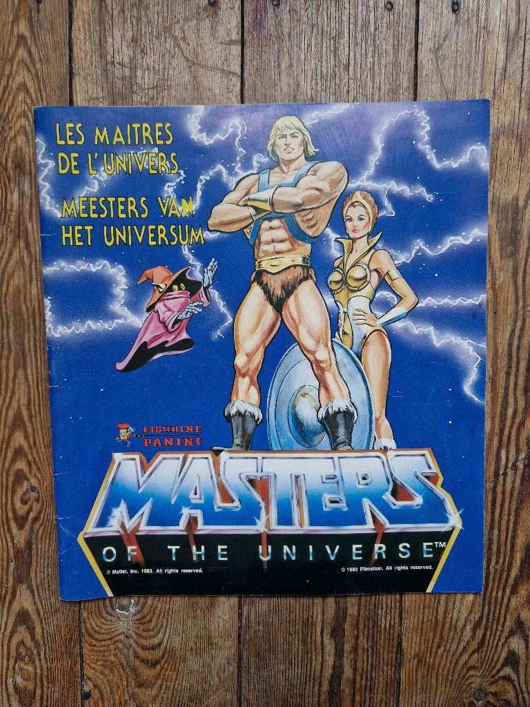 Album Panini Master Of The Universe original - Vide, Ophalen of Verzenden, Zo goed als nieuw, Strip of Tekenfilm