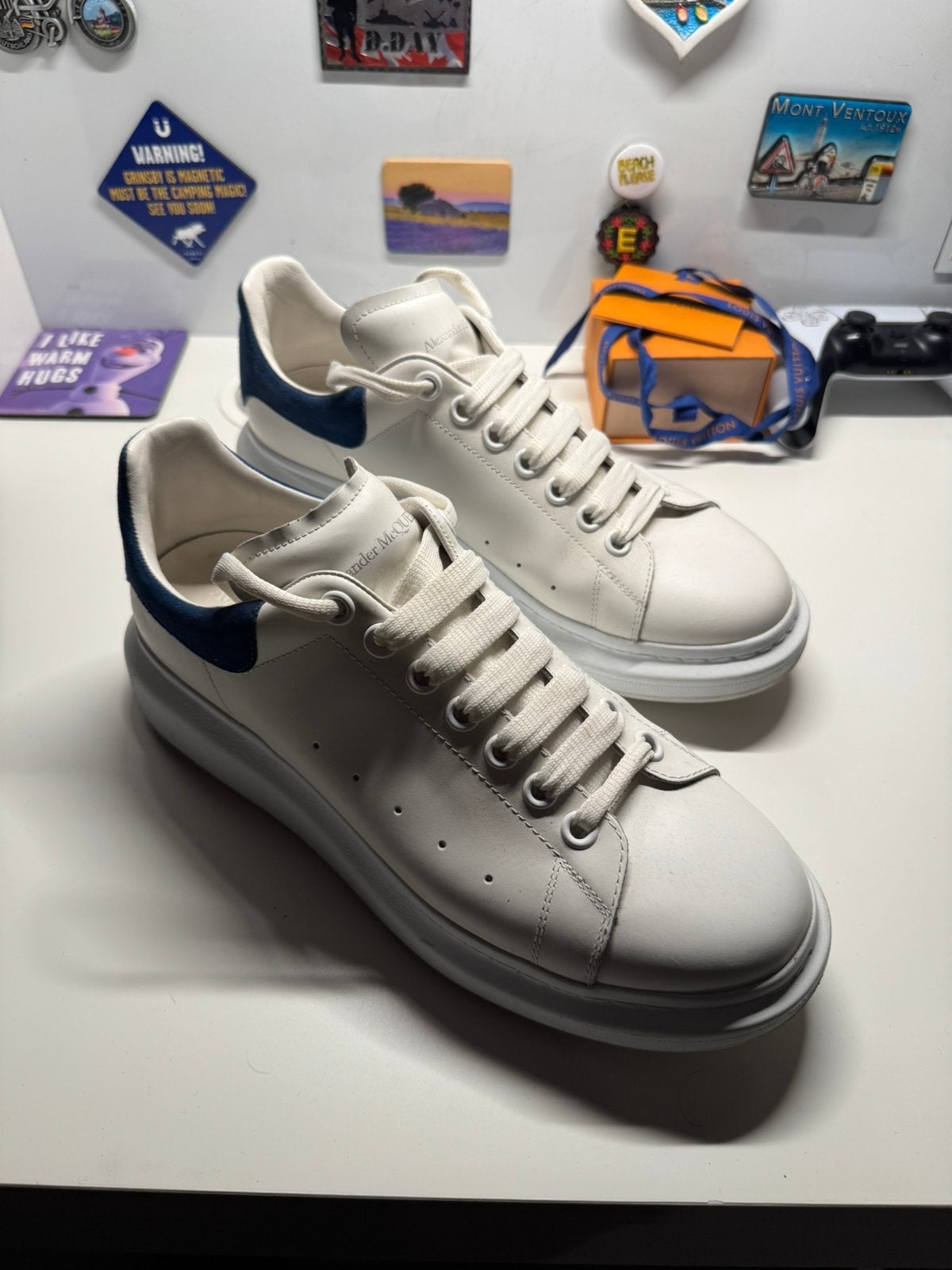 Alexander McQueen, Kleding | Heren, Schoenen, Wit, Ophalen of Verzenden, Zo goed als nieuw, Sneakers